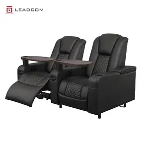 LEADCOM LS-816 Luxus Vip Leder Electric Cinema Theater Liege Sitz stuhl Kino VIP Liege Lieferant zu verkaufen