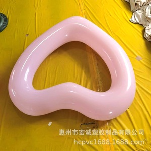 Flotador Inflable de PVC en Forma de Corazón de 70 cm para Niños, Juego Acuático - Product Image 4