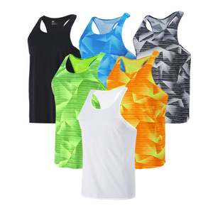 Canotta Sportiva Estiva da Uomo ad Asciugatura Rapida per Maratona, Senza Cuciture con Bordi Sigillati, Personalizzazione Fitness ODM - Product Image 1