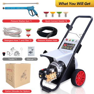 KUHONG Idropulitrice Professionale Cinese, Voltaggio 110V, 2800 psi, Regolabile, per <span class=keywords><strong>Pulizia</strong></span> <span class=keywords><strong>Auto</strong></span> ad Alta Pressione - Product Image 5
