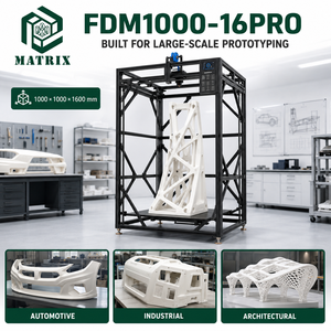 1000 × 1000 × 1600mm High Speed 300mm/s Large Format FDM 3D <b>Printer</b> for Rapid Prototyping Service Companies - Product Image 1