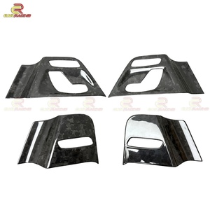 Pegatina de Panel Interior de Puerta de Fibra de Carbono Forjada para Mercedes Benz G Wagon W464 G500 G63 2019-2024, Marco de Panel Interior de Puerta, Piezas de Automóvil - Product Image 1