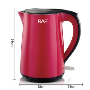 RAF Super High Quality Double Wall Insulation Cool Touch Bpa Free Electric Kettle Water Kettle With Keep Warm Function - Product Image 6