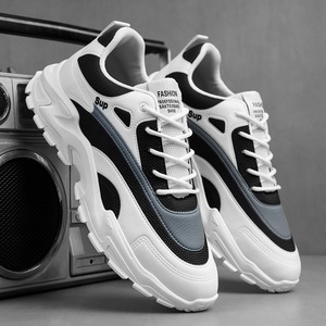 Chaussures décontractées à la mode pour hommes pour le printemps automne saison à la mode doux respirant antidérapant résistant à l'usure style de marche doublure en maille - Product Image 3