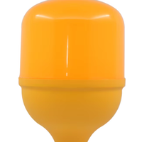 Ampoule LED anti-moustiques YIHAN pour extérieur, lumière jaune, culot E27, alimentation AC, corps en plastique, SMD 2835, 1200K, Par36, GS/BV