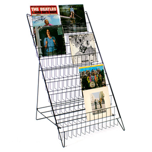 Floor Standing Folding Magazine Display <strong>Racks</strong> 120 LPs <strong>Record</strong> Storage <strong>Rack</strong> - Product Image 1