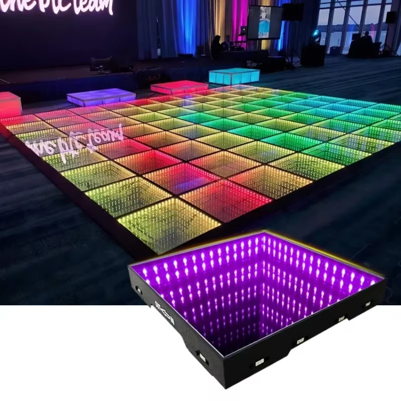 Китайский производитель, программируемое светодиодное освещение Rgb, Светодиодная панель для танцпола, оборудование для освещения сцены для свадебных мероприятий