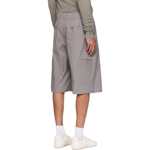 Custom Stretch Cotton Oxford <b>Shorts</b> Straight Leg Loose Fit Button Fly Knee Length <b>Work</b> <b>Shorts</b> for <b>Men</b> - Product Image 4