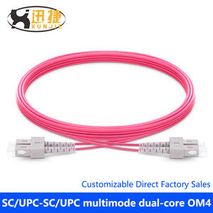 Jarretières Optiques Duplex SC Om4 Multimode SC-SC 50/125 OM4 Duplex Fibre Optique Patch Cord Jumper Fibre Flylead - Product Image 3