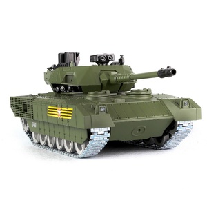รถถังจำลอง Hot Toys 830pro Russian Armata T-14 ขนาด 1/18 ควบคุมด้วยรีโมทคอนโทรล วัสดุโลหะ ระยะควบคุม 100 เมตร 2 ช่องสัญญาณ ใช้งานได้ทั้งในร่มและกลางแจ้ง พร้อมใช้งาน - Product Image 1
