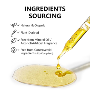 MLM OEM Lightweight Non-Greasy Vitamin C <b>Brightening</b> Hydrating Glow Skin Care Serum Private Label Facial Body Oil 30mL Gold - Product Image 5