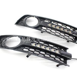 Kit de Rejilla con Luces LED de Circulación Diurna para Audi A4 B6 2001-2005, Parachoques Delantero, Luz Antiniebla, Rejilla Inferior E053 - Product Image 2