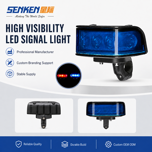 Senken - Luces Delanteras de Advertencia LED para Motocicleta, Diseño Nuevo, Impermeables, Personalizadas, Duraderas, con Certificación IP66 y ECE R10 - Product Image 1