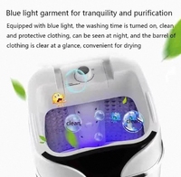 Mini machine à laver Mini bébé sous-vêtements chaussettes appareil ménager semi-automatique