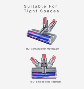 Tête de brosse de rechange pour aspirateur domestique, brosse à rouleaux pour <span class=keywords><strong>V8</strong></span> V10, réservoir d'eau électrique en plastique réutilisable - Product Image 5
