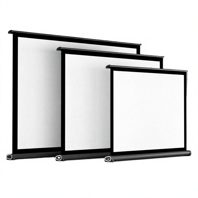 High Quality Large Portable Quick Fold Fast Folding SIMPLEBEAM 60 Inch 4:3 Format 1-Year Warranty Projector Screen