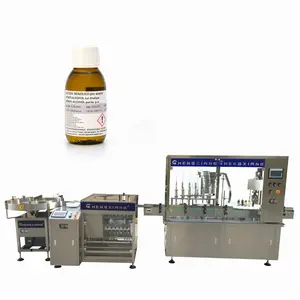 customize oral liquid capping filling machines vials 10 ml sugarcane syrup production line