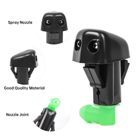 Buse de pulvérisation universelle pour lave-glace QWJ118 en plastique et caoutchouc naturel, remplacement de jet d'essuie-glace automobile, fournisseur OEM