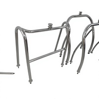 Barre de remorquage et tour de wakeboard en acier inoxydable Allshine Marine pour bateaux pontons et de pêche