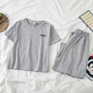 Nouvel ensemble deux pièces coréen pour femme, collection été 2026, tenue décontractée pour petites tailles, haut à manches courtes et pantalon large tendance - Product Image 2