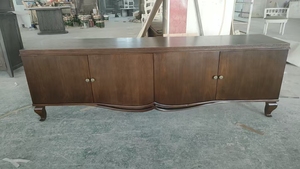 2025 thiết kế mới rắn khung gỗ lưu trữ TV tủ - Product Image 5