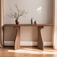 Nouvelle table console multifonctionnelle en bois massif de style chinois pour hall d'entrée, porche, autel, table d'appoint longue et étroite