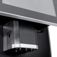 Machine à Café Entièrement Automatique Super Intelligente avec Écran Tactile, Préparateur de Cappuccino, Latte et Espresso