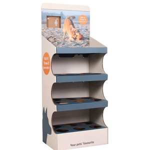 ชั้นวางสินค้าพับได้แบบแข็งแรงทนทาน เป็นมิตรกับสิ่งแวดล้อม ทำจากกระดาษแข็ง ตั้งพื้นได้ มีตะขอแขวน สำหรับร้านค้าปลีก - Product Image 5