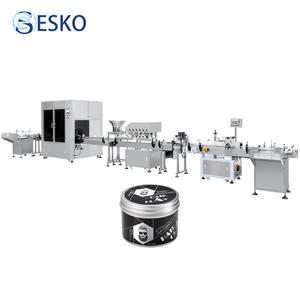 Línea <span class=keywords><strong>de</strong></span> producción <span class=keywords><strong>de</strong></span> alimentos cosméticos ESKO, crema automática, cera para el cabello, loción, salsa <span class=keywords><strong>de</strong></span> Chile, llenado, máquina <span class=keywords><strong>de</strong></span> etiquetado y tapado - Product Image 1