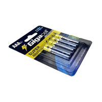 Pilas Super Alcalinas Estándar LR03 Tamaño AAA de Buena Calidad para Controles Remotos, Calculadoras y Básculas