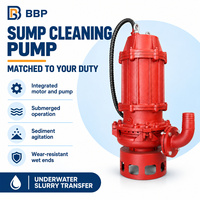 Pompa Lumpur Submersible BBP QSZ High Flow Heavy Duty untuk Pengerukan Pasir, Pompa Lumpur Submersible untuk Pertambangan dan Drainase Limbah