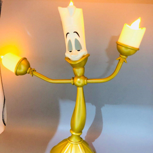 Chandelier Lumière LED La Belle et la Bête, Support de Bougie LED de Luxe, Veilleuse Américaine, Ornement Réveil - Product Image 1