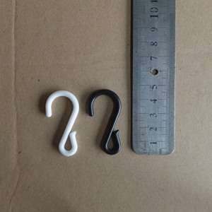 5cm nhựa trắng nhựa S clip móc treo và hiển thị Clip Strips - Product Image 6