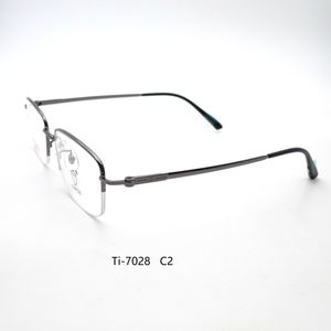 กรอบแว่นตาโลหะ Ti-7028 น้ำหนักเบา ทนทาน ทันสมัย ดีไซน์ยืดหยุ่นเพื่อความสบาย - Product Image 6