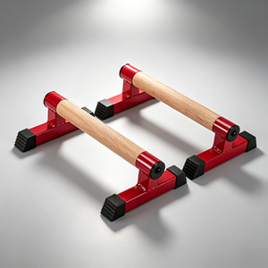 Soporte de Madera de Doble Barra para Flexiones, Barras <span class=keywords><strong>Paralelas</strong></span> para Ejercicios en Casa, Equipo de <span class=keywords><strong>Calistenia</strong></span> para Entrenamiento de Manos en el Suelo - Product Image 6