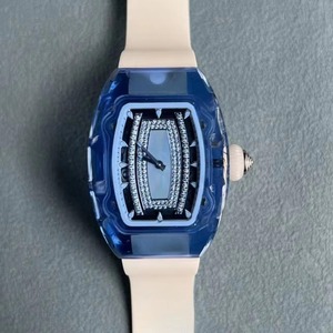 Montre mécanique automatique étanche de haute qualité avec tourbillon unique et élégant, cristal bleu, pour hommes - Product Image 2
