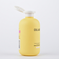 Botol Sampo Plastik Ramah Lingkungan Bulat 500ml dengan Sablon Kustom untuk Kosmetik dan Pencetakan Logo untuk Kemasan Losion