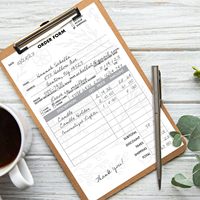 Livre de factures de vente en gros sans carbone pour formulaire de commande de vente pour petites entreprises, livre de reçus avec carton