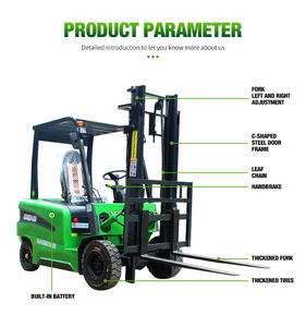 Hızlı teslimat lityum pil 3 Ton 2 Ton depo dar koridor forkliftler elektrikli Forklift hidrolik Forklift kamyon - Product Image 5