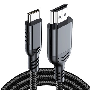สายเคเบิล Pengqiao Type C เป็น HDMI 4K 60Hz สำหรับโทรศัพท์ แท็บเล็ต คอมพิวเตอร์ ทีวี จอภาพ สายอะแดปเตอร์สำหรับการฉายภาพ - Product Image 4