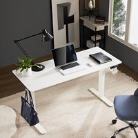Bureau de jeu électrique intelligent Yazhi en acier au carbone à moteur unique, extensible et pliable, avec dissipation thermique