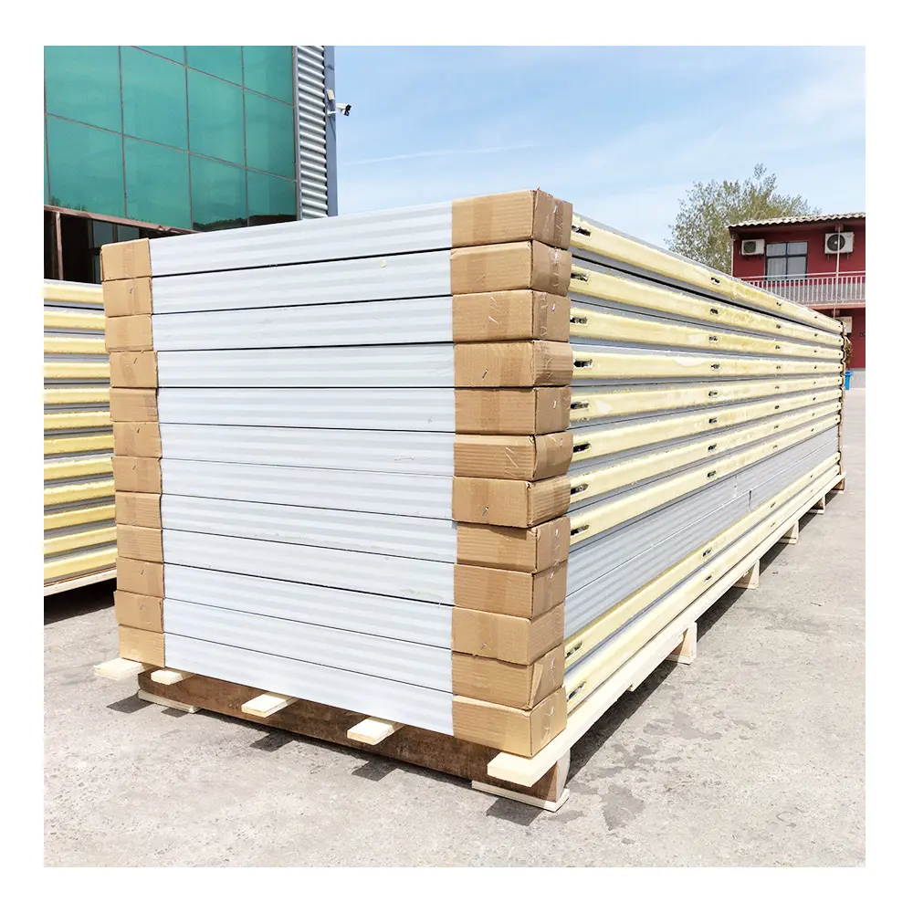 Coolroom panels polyurethane core material structural insulated pu cold room sandwich panels