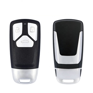 Nhà máy cung cấp ABS vỏ chìa khóa từ xa cho Audi Q7 phong cách Thẻ Thông minh-3-nút Chức năng khóa màu đen - Product Image 2