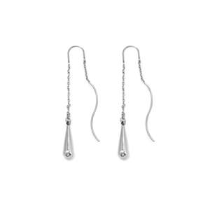 Boucles d'oreilles pendantes tendance en acier inoxydable 316L avec placage or PVD, durables et résistantes - Product Image 1