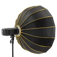 Dish Rigid Portable 85cm 16 Rods Collapsible Quick Folding Softbox With Beauty Dish Bowens Mount Diffuser Grid And Carrying Bag