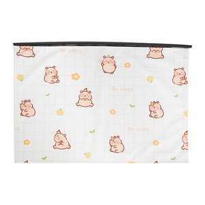 Copertura universale parasole per auto simpatico cartone animato capibara UV protezione <span class=keywords><strong>tenda</strong></span> lato finestra parasole Cover per bambini - Product Image 5