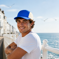 Casquette de camping pour enfants avec logo personnalisé, 5 panneaux, blocs de couleur, Gorras Para Niños, chapeau de soleil réglable pour tout-petits garçons et filles, vente en gros, usine OEM
