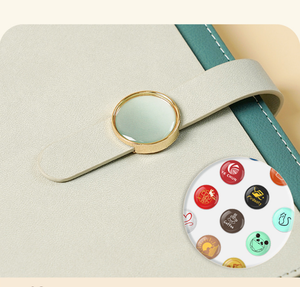 Agenda/Planificador Personalizada con Logotipo, Tapa Dura de Cuero Sintético <span class=keywords><strong>PU</strong></span>, con Bolsillo de <span class=keywords><strong>PU</strong></span> en la Cubierta y Cierre de Hebilla de Cuero - Product Image 3