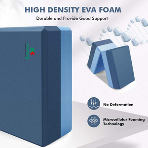 Trung Quốc Mật Độ Cao 9X6 X4 Colour Bạc Hà Màu Xanh Lá Cây Màu Đen EVA Bọt Yoga Khối Gạch Thiết Lập Khối Với Logo Cho Pilates Và Yoga Tập Thể Dục - Product Image 4