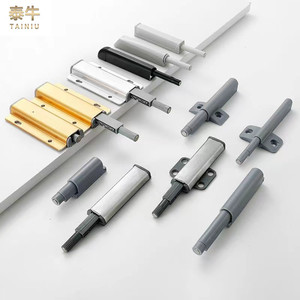 Mecanismo de Resorte para Puerta TAINIU, Aleación de Aluminio, Botón Pulsador Oculto, Accesorio para Muebles sin Manija, Fácil Instalación - Product Image 3